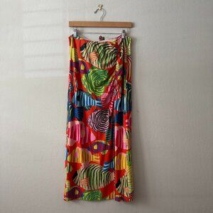 Farm Rio Peixes Skirt Fish Print